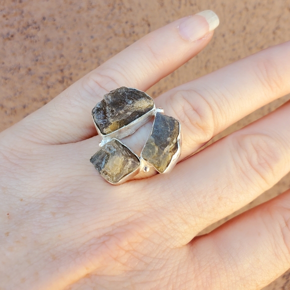 New Natural Kyanite 925 Silver Ring. - Picture 6 of 16